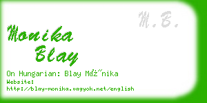 monika blay business card